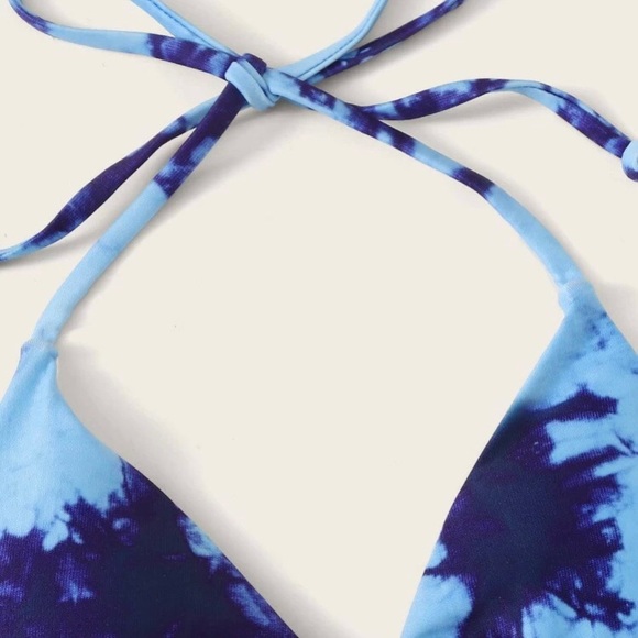 Sexy Tie-Dye Halter Cheeky Bikini - Picture 4 of 6